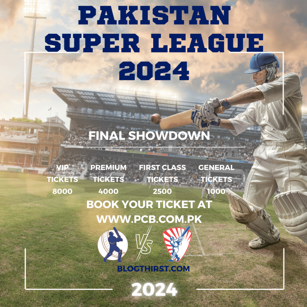 How to Book PSL 9 Online Tickets in 2024