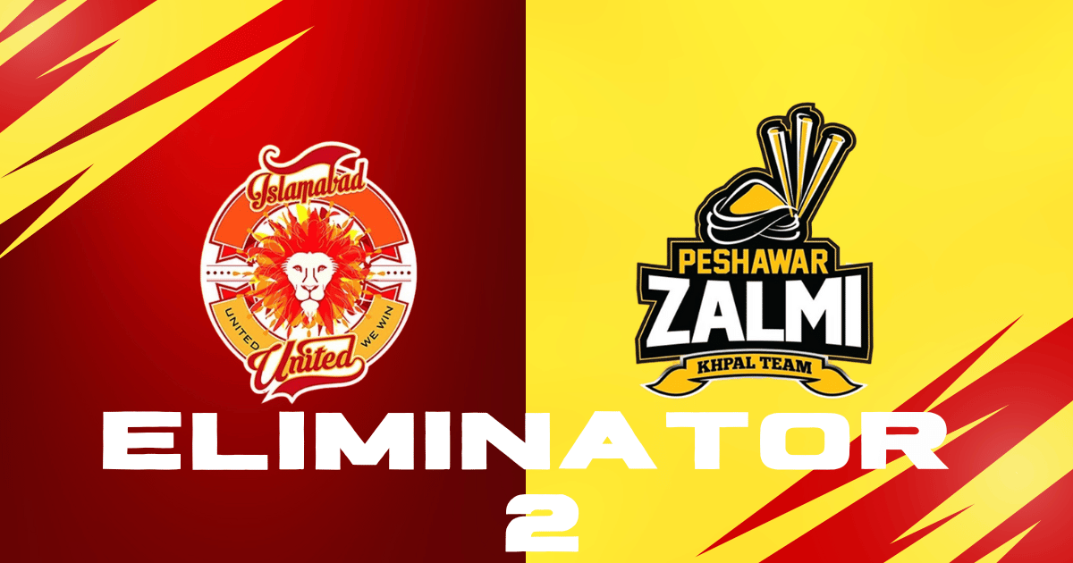 Eliminator 2 Peshawar Zalmi VS Islamabad United.