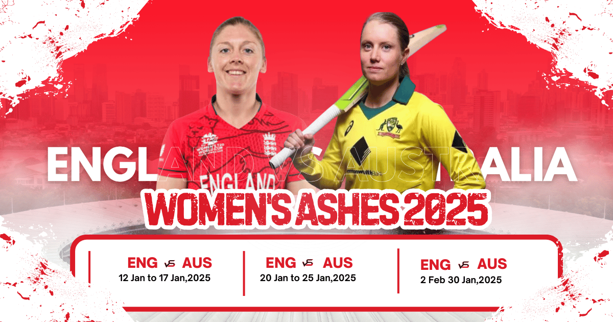 Women's Ashes 2025: Australia vs.England Schedule